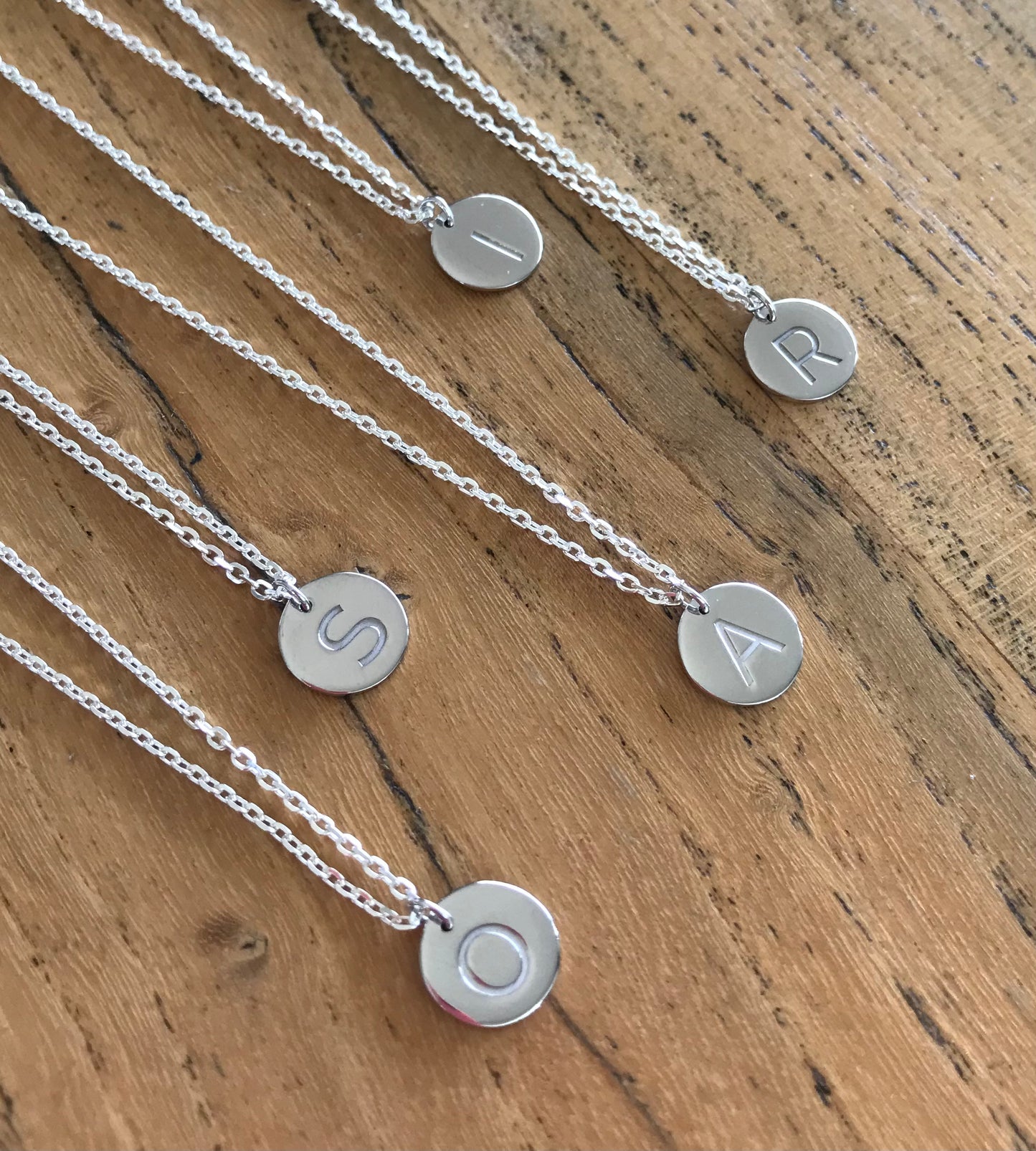 Sterling Silver Round Disc Pendant