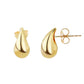 Classic Tear Drop Stud Earrings