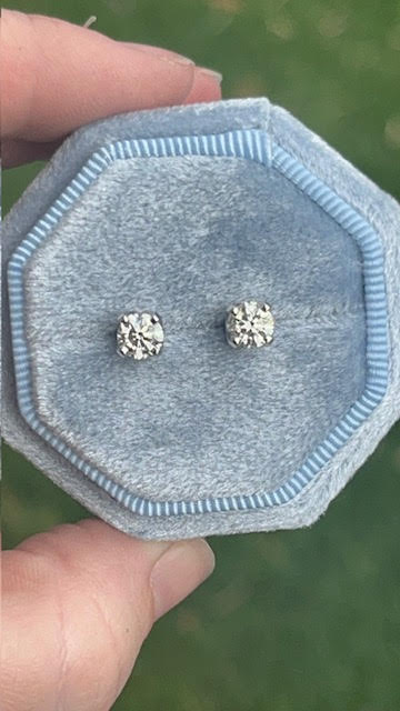 Natural Diamond Studs