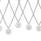 Sterling Silver Round Disc Pendant