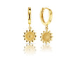 Sunflower Drop Earrings