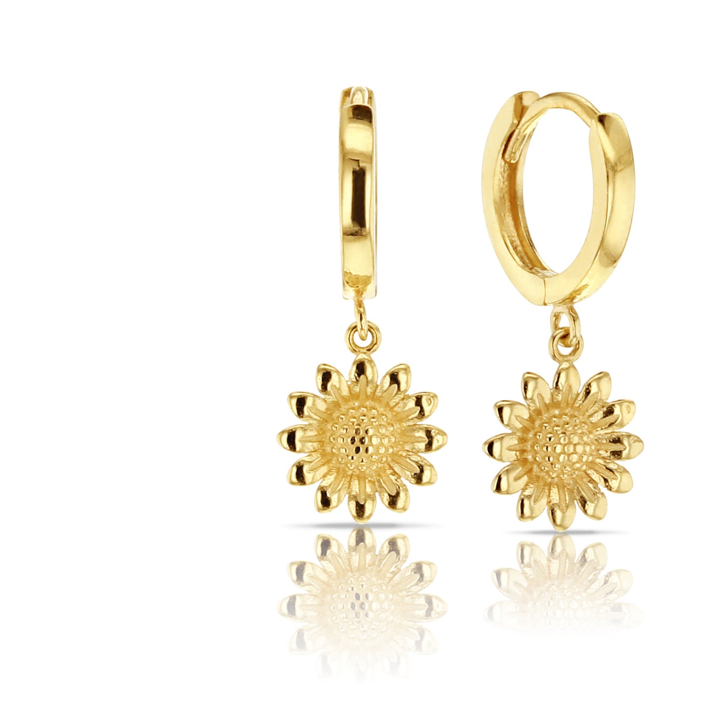 Sunflower Drop Earrings