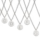 Sterling Silver Round Disc Pendant